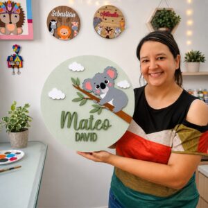 Cuadro Infantil Personalizado 30cm